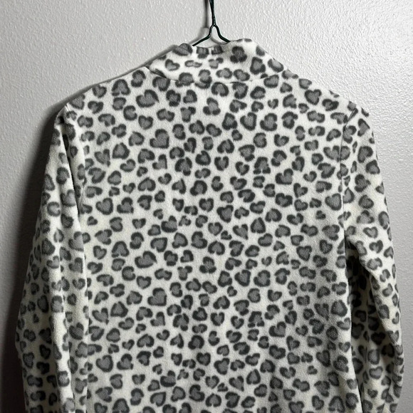 Danskin Now Girls Half Zip Fleece Cheetah Print‎ Sweater Size XL(14/16). - Picture 10 of 10